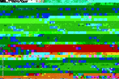 Color Glitched Background