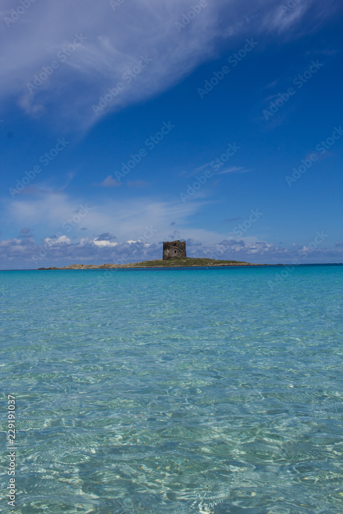 Beautiful panorama with the Mediterranean sea in Sardinia, Italy. crystal and colorful water. Beautiful sky. Travel life. Beautiful panorama with the Mediterranean sea in Sardinia, Italy. crystal and colorful water. Beautiful sky. Travel life.