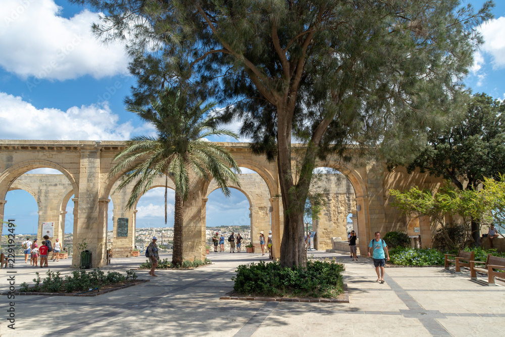 Upper Barrakka Gardens Valletta Malta