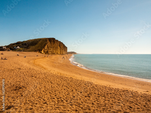 jurassic coast Charmouth dorset cliffs rocks landscape nature tourist people holiday destination fun recreation ocean