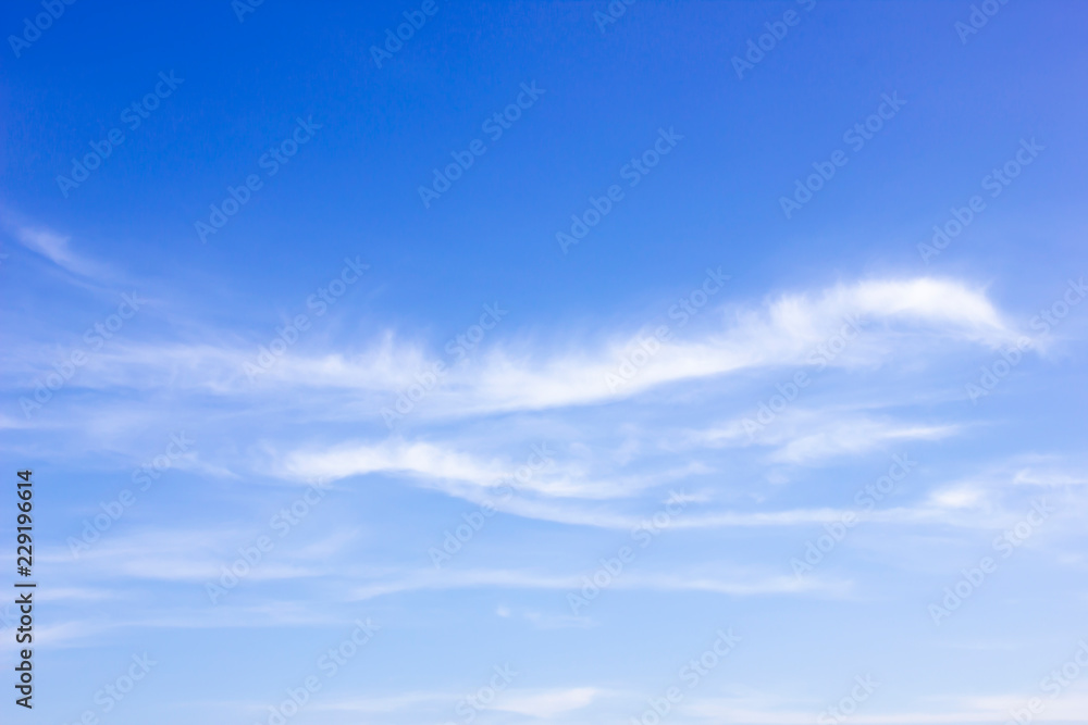 clouds sky in the blue sky background