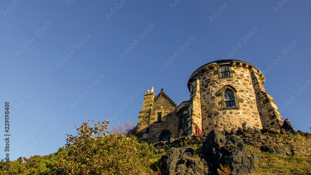 The Old Observatory House on Calton Hill in Edinburgh. 