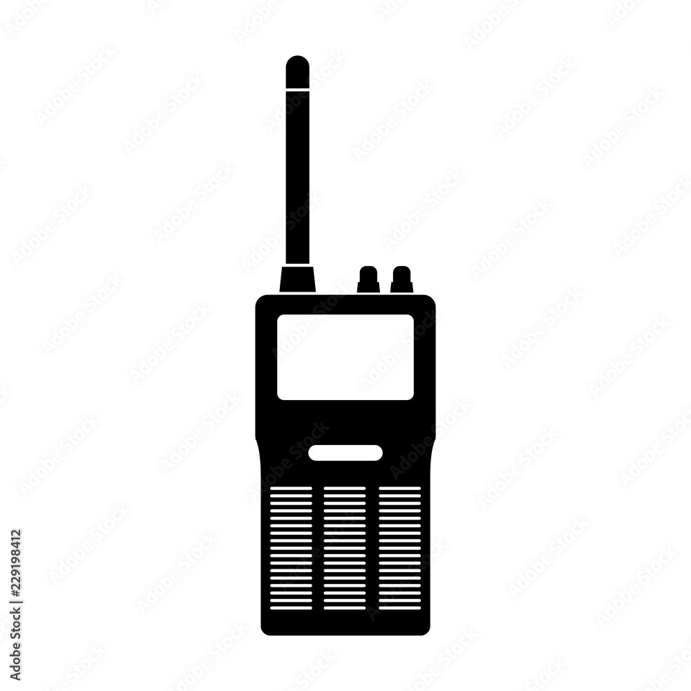 Radio icon, logo on white background Radio icon, logo on white background