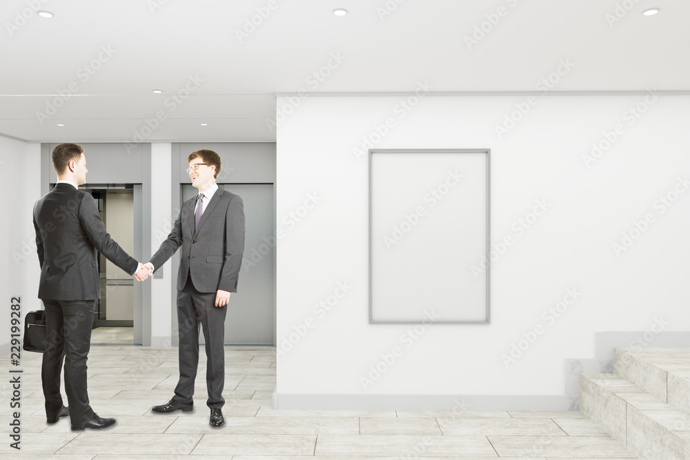 Businesspeople shaking hands Businesspeople shaking hands