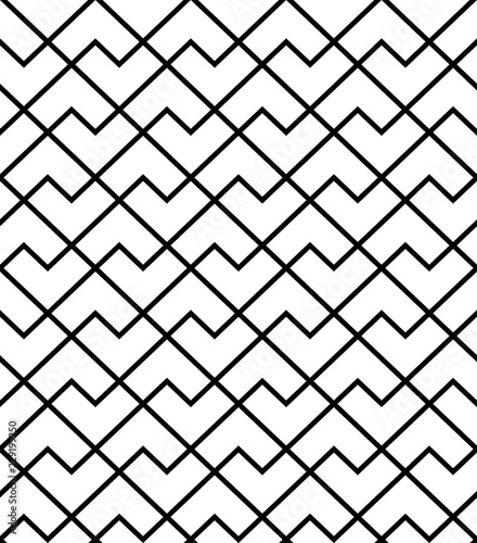The geometric pattern with stripes. Seamless vector background. Texture graphic modern pattern