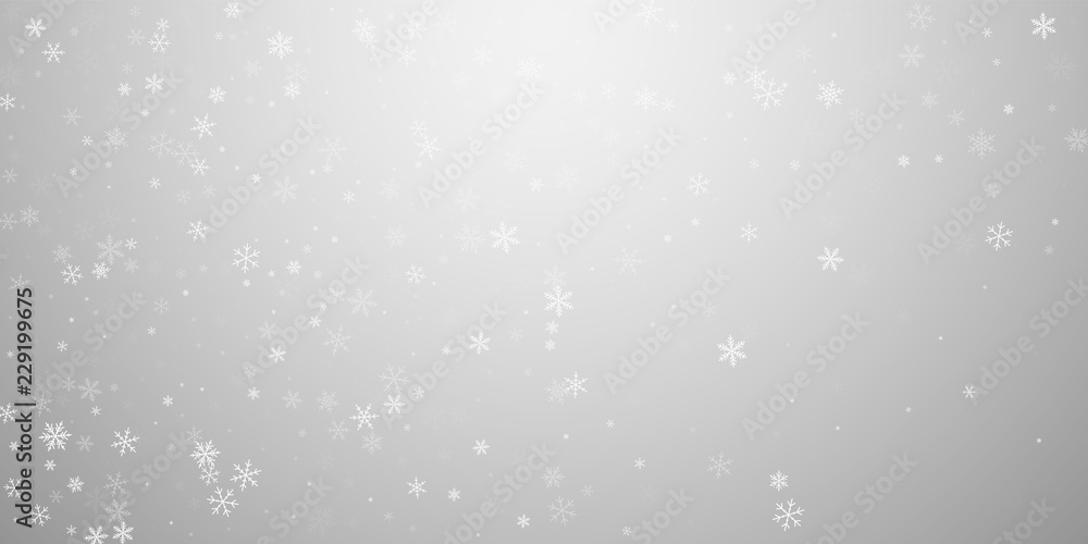 Sparse snowfall Christmas background. Subtle flyin Sparse snowfall Christmas background. Subtle flyin