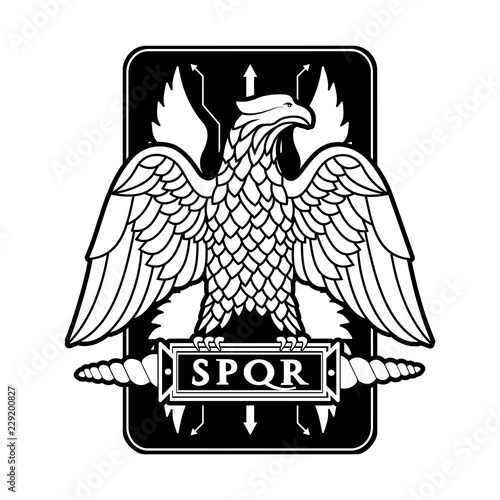 Logo of the Roman eagle.