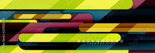Abstract colorful lines, modern geometric background design