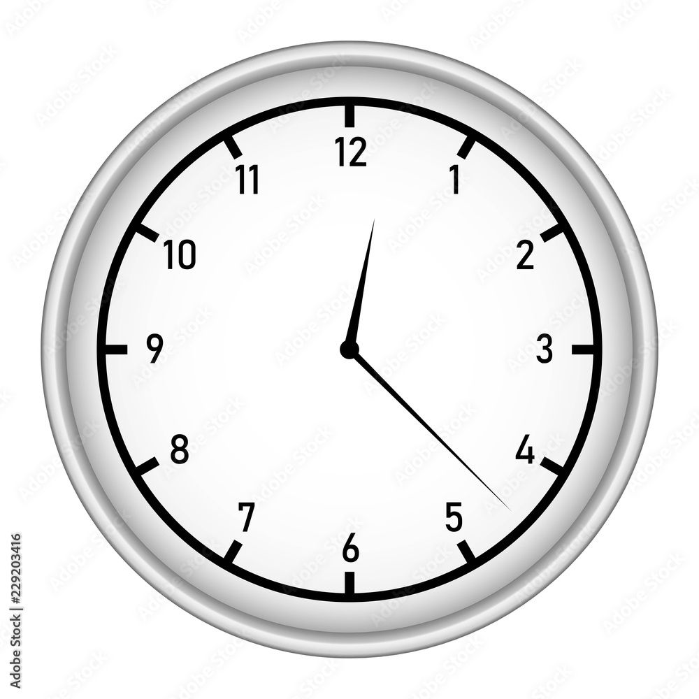 Clock template vector Clock template vector
