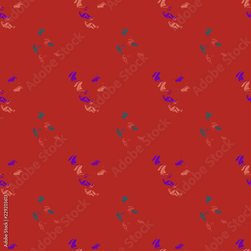 Seamless background pattern with various colored spots.