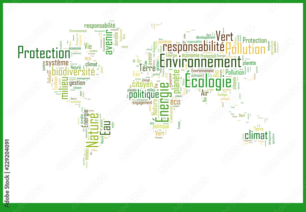 Fototapeta premium Protection de la Terre