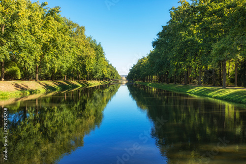 K  chengraben canal at Karlsaue park  Kassel  Germany