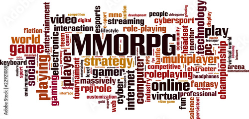 MMORPG word cloud