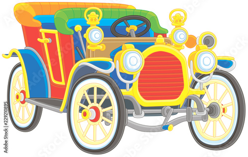 Old toy vintage car