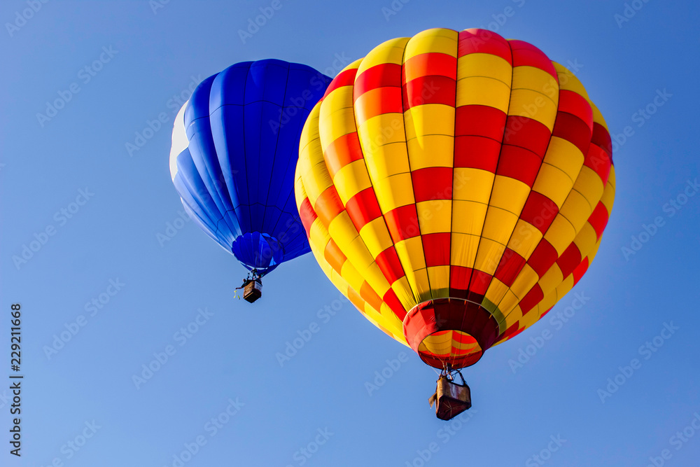 Naklejka premium Hot Air Balloons