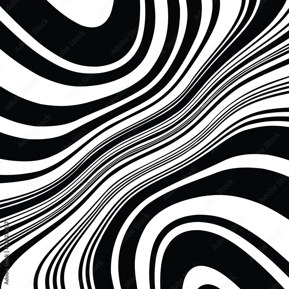 Abstract Vector Background of Waves Abstract Vector Background of Waves