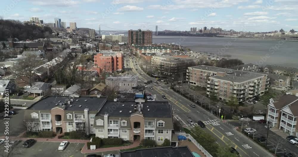 Aerial of Edgewater, New Jersey Aerial of Edgewater, New Jersey
