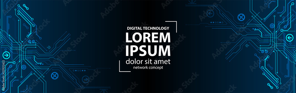 Abstract technology concept. Circuit board, high computer color background. Vector illustration Abstract technology concept. Circuit board, high computer color background. Vector illustration