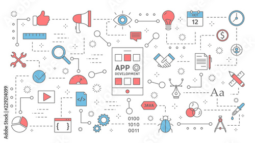App development for the mobile phone concept