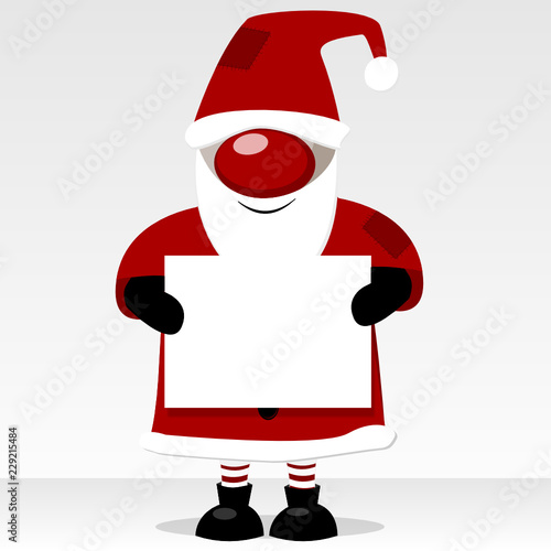 Nikolaus mit Schild