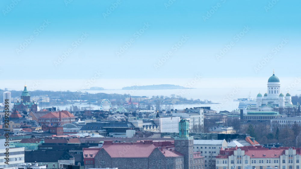 View of the Central part of Helsinki