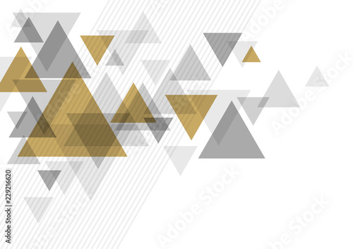 Abstract luxury background design of triangle vector illustration photo