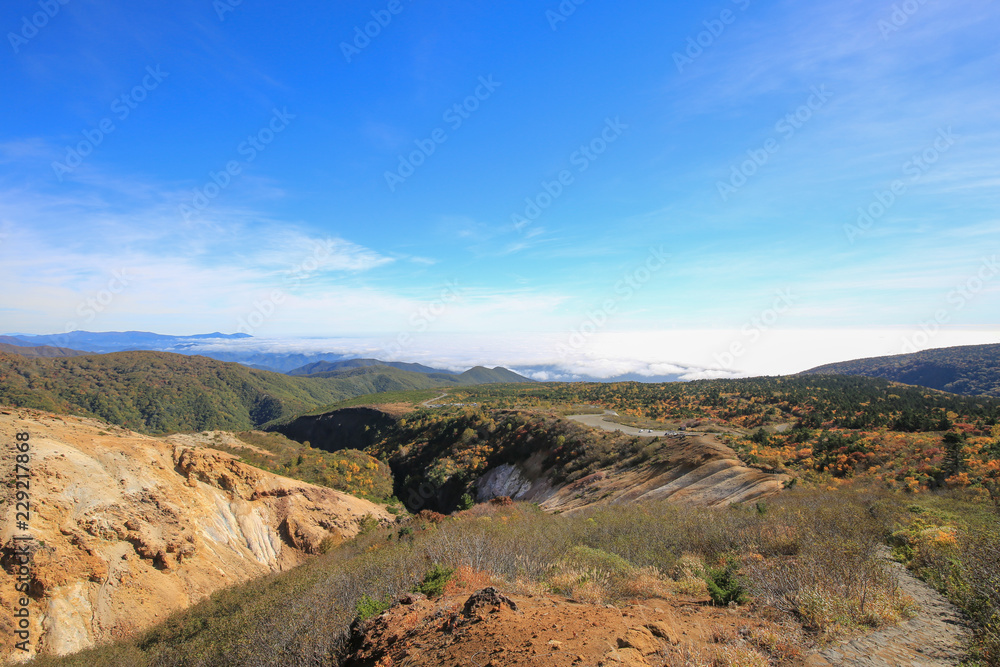 Fototapeta premium 蔵王 大黒天の風景 （宮城県蔵王町）