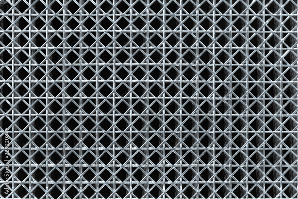 The grille of the old car chrome close-up. The grille of the old car chrome close-up.