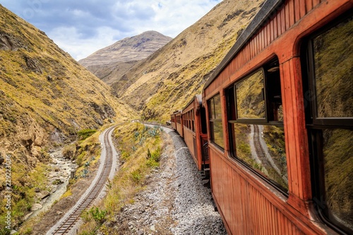 Train en bois Riobamba Equateur Quito photo