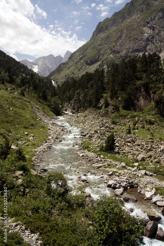 pyrenee mountains river 1