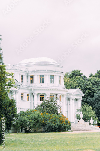 The registry office in St. Petersburg. Elagin island in summer. photo