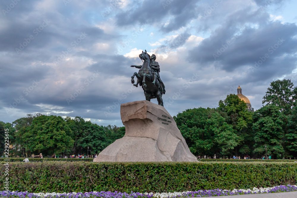 Monument to the Russian Emperor Peter the Great The Bronze Horseman, St. Petersburg, Russia