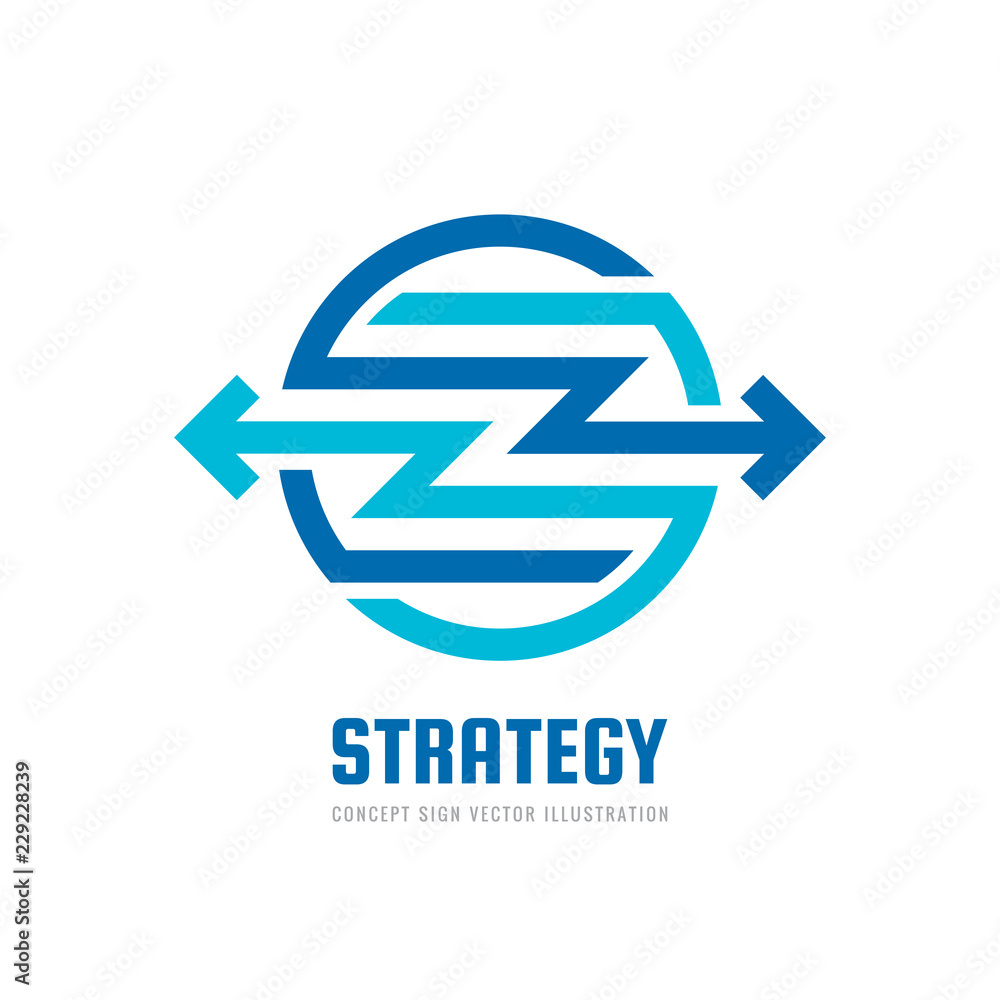 Arrows in circle - vector logo template concept illustration. Abstract geometric business strategy sign. Progress development icon symbol. Lightning power energy. Creative design element. Arrows in circle - vector logo template concept illustration. Abstract geometric business strategy sign. Progress development icon symbol. Lightning power energy. Creative design element.