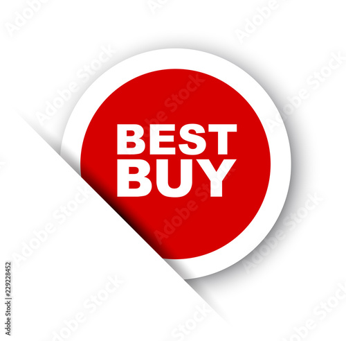 red vector banner best buy