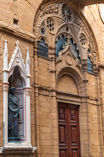 entrance to cathedral in florence italy