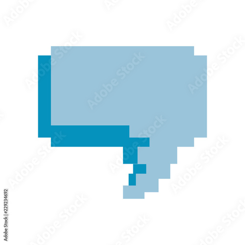 pixel video game speech bubble