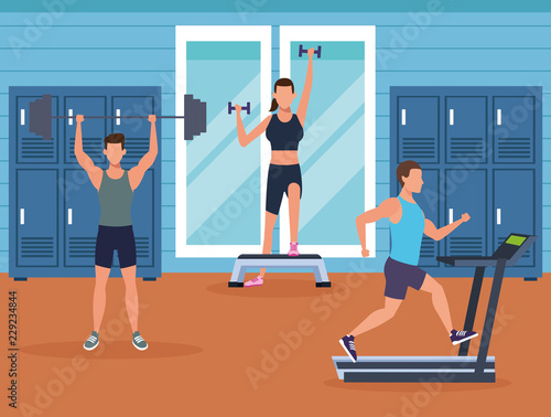 mens fitness doing exercise