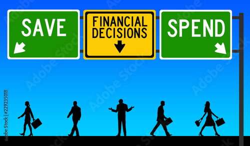 financial decisions save spend