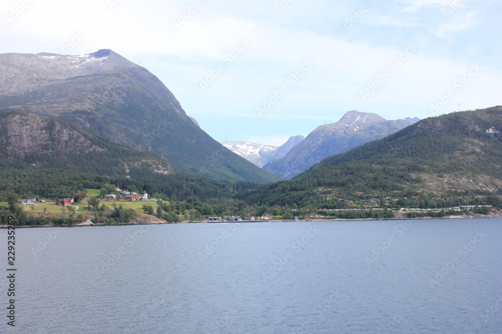 Ænes, Mauranger Fjord entrance, Norway
