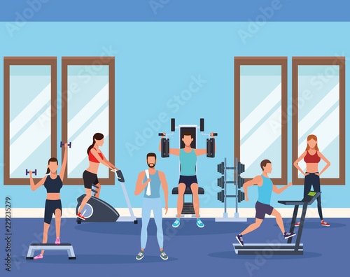 mens fitness doing exercise