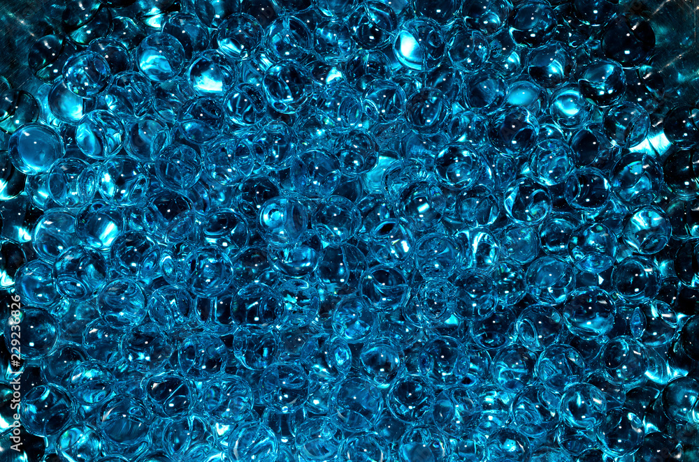 Water hydrogel pearls background Water hydrogel pearls background