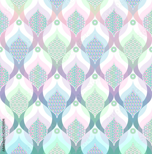 abstract decorative background of various petals