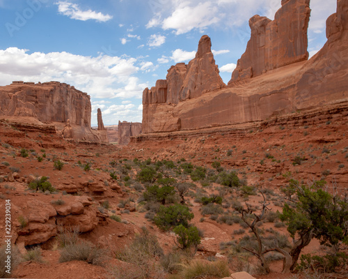 Red Rock formation at Arches National Park