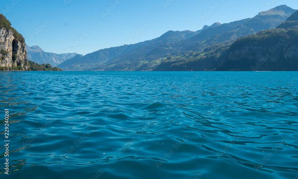 türkisfarbener Walensee türkisfarbener Walensee