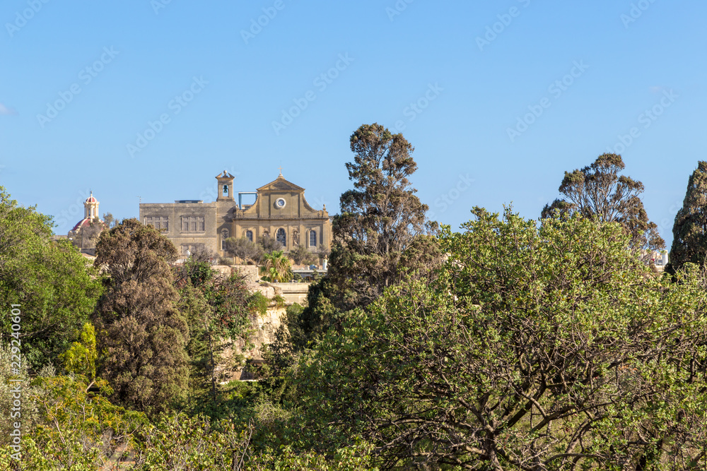Floriana, Malta. Church and Monastery of the Holy Cross, 1588 - 1589