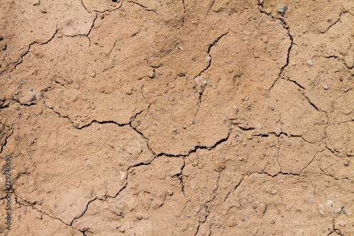 Arid soil with cracks and desert look Heart Background