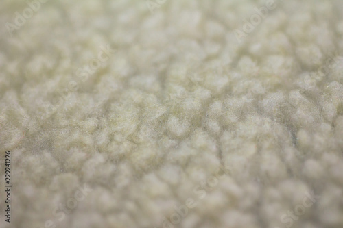 Texture of sheepskin wool