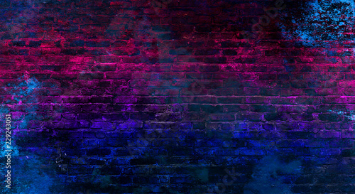 Empty background of old bri...