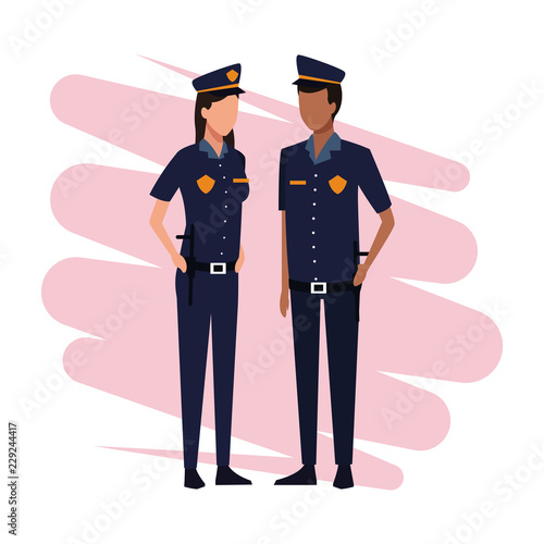 Police officers Job and workers