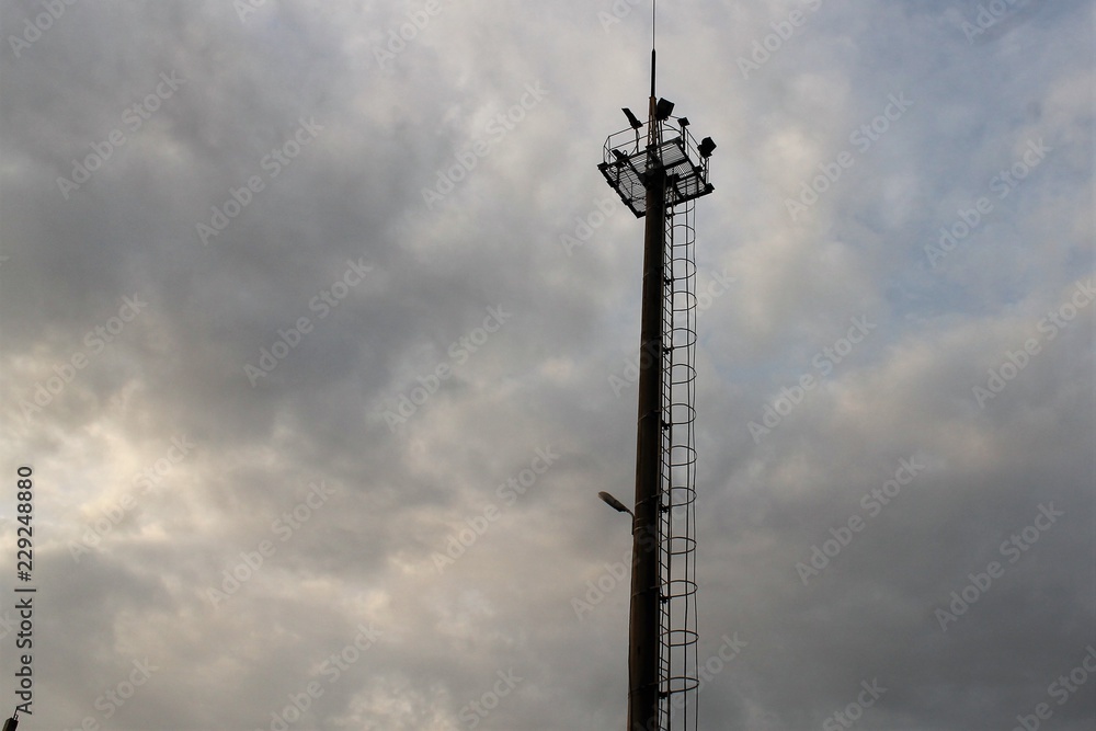 Obraz premium Lighting mast